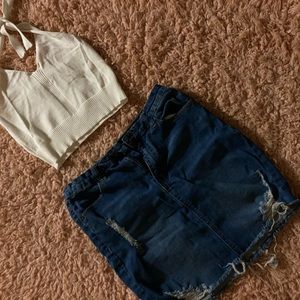 White Crop Shirt. Very Comfy.